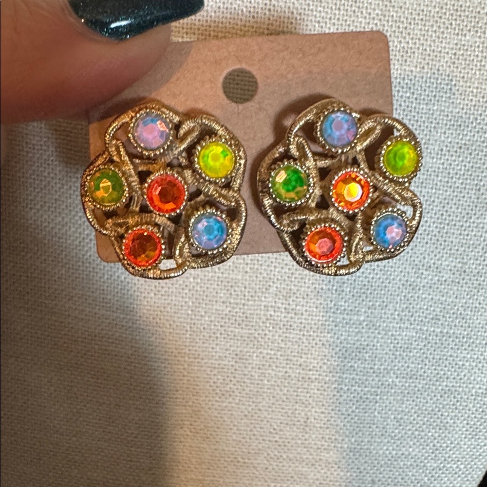 Vintage Sarah Coventry Moon-lite Earrings